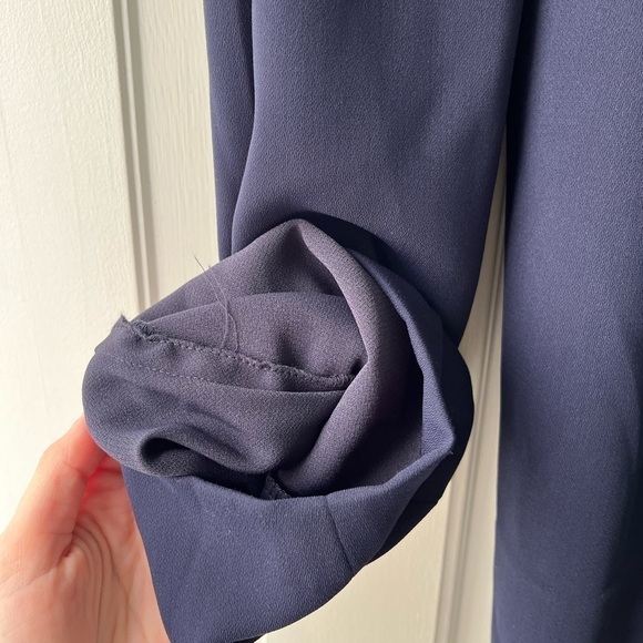 NWT Club Monaco Navy Tie Jumpsuit - Picture 11 of 11